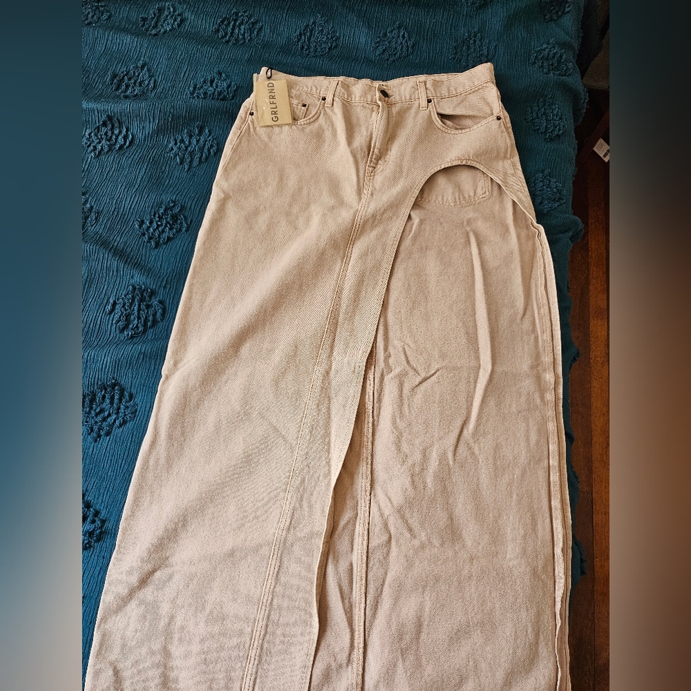 GRLFRND Blanca Maxi Skirt With High Slit